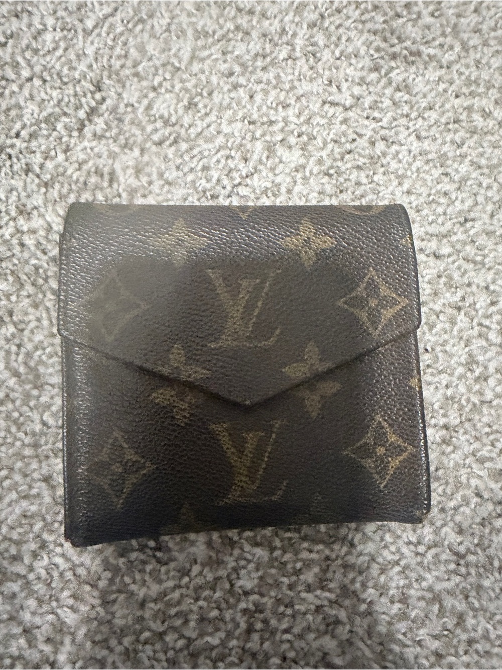 “Pre-loved” Authentic Louis Vuitton Monogram Canvas compact Wallet